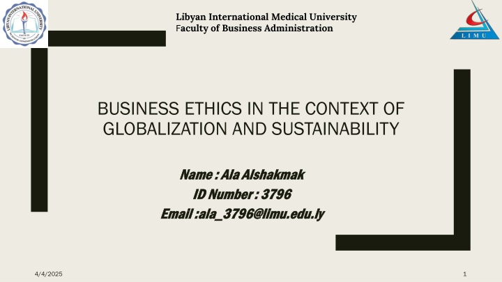 libyan international medical university f aculty n.w