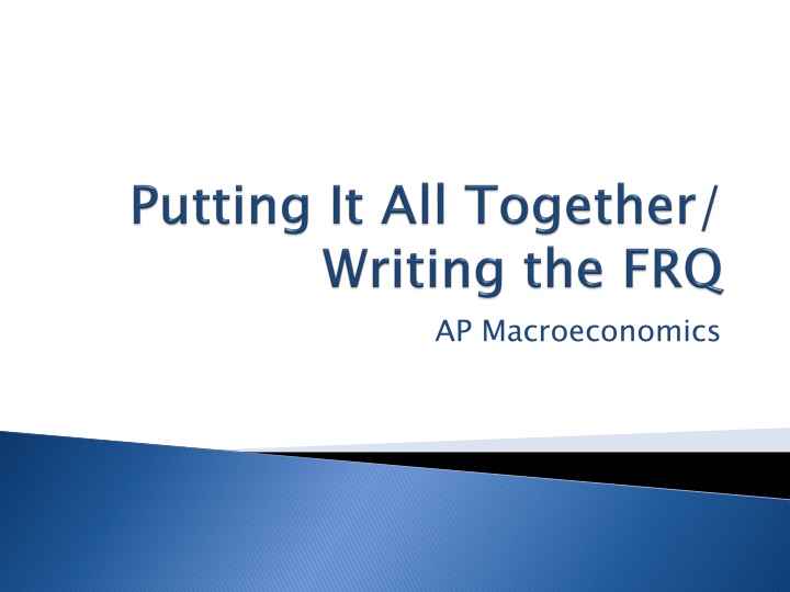 AP Macroeconomics Exam FRQ Analysis