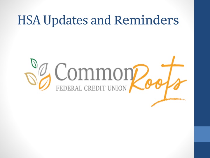 hsa updates and reminders n.w