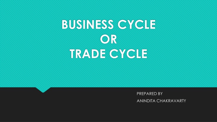business cycle or trade cycle n.w