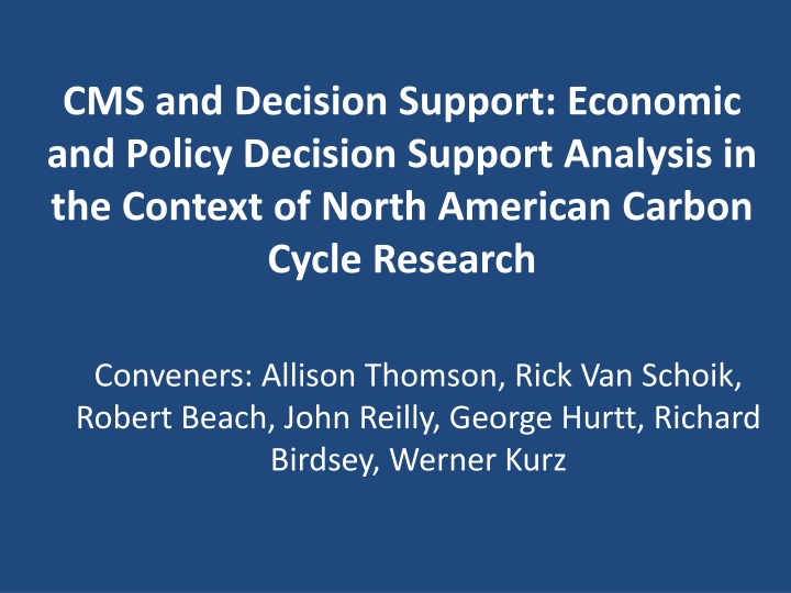 cms and decision support economic and policy n.w