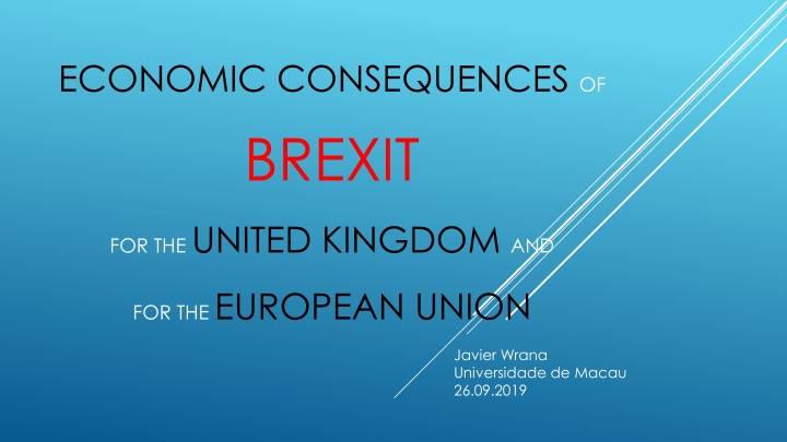 economic consequences of brexit n.w