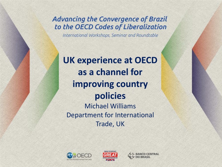 uk experience at oecd as a channel for improving n.w