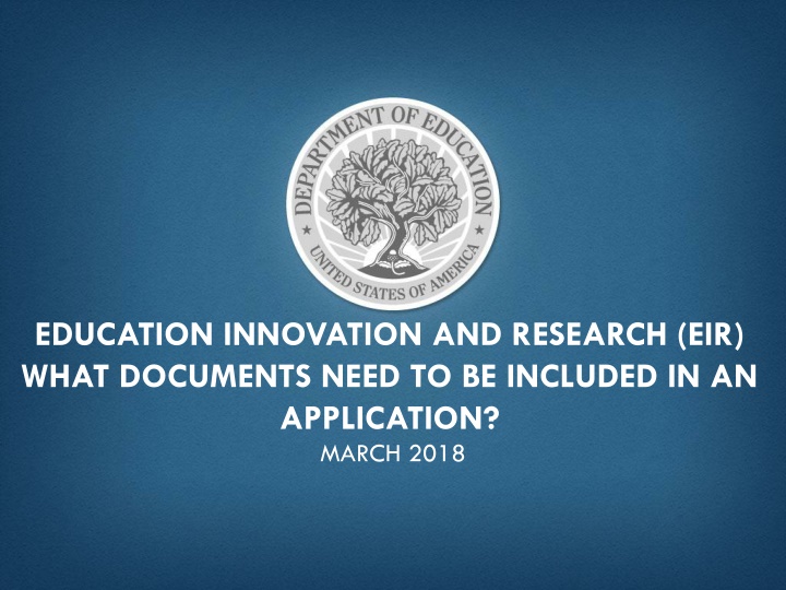 education innovation and research eir what n.w