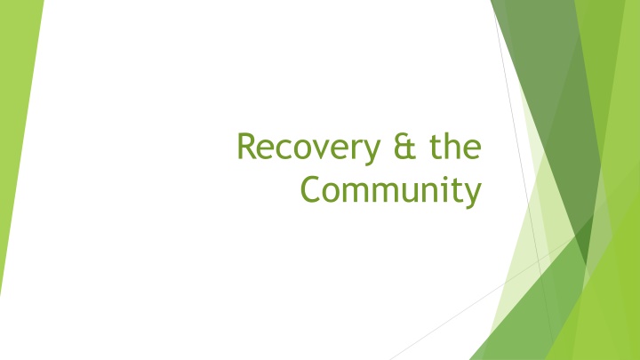 recovery the community n.w