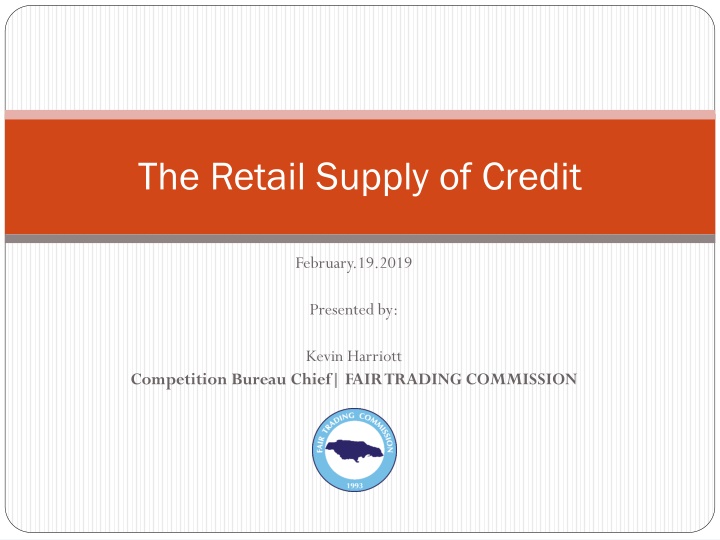 the retail supply of credit n.w