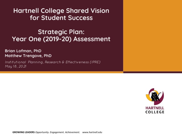 hartnell college shared vision for student success n.w