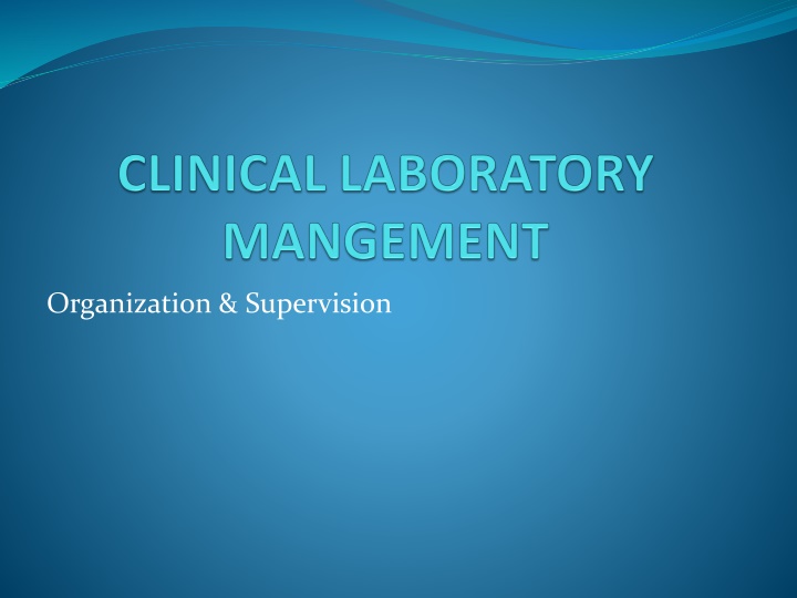organization supervision n.w