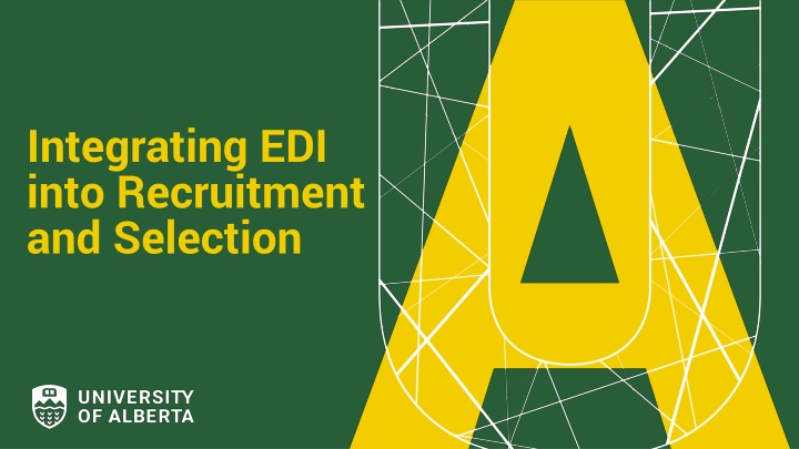 integrating edi into recruitment and selection n.w