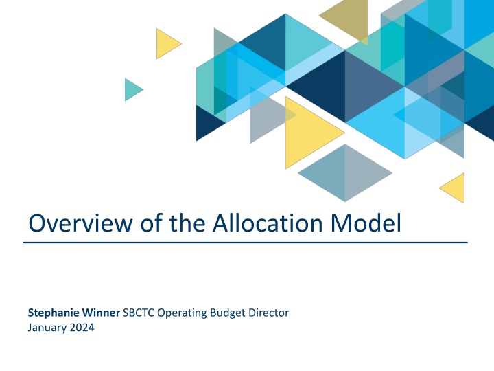 overview of the allocation model n.w