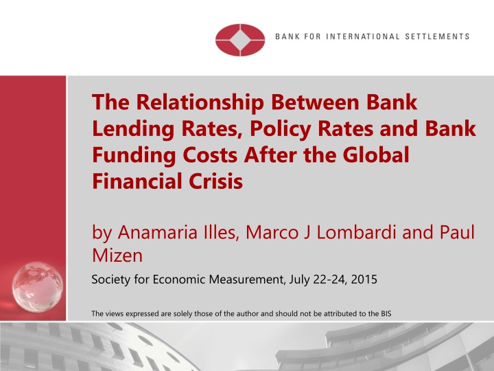 the relationship between bank lending rates n.w