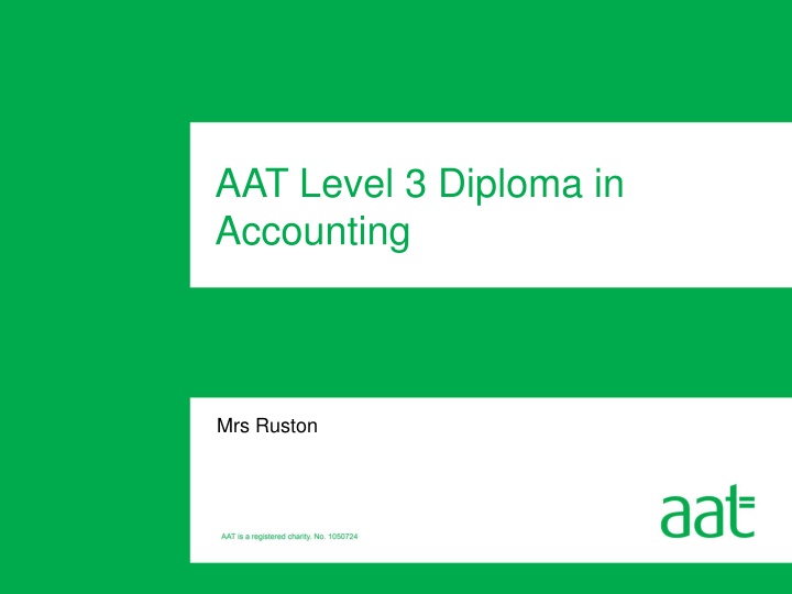 Level 3 Diploma in Accounting: Advance Your Career