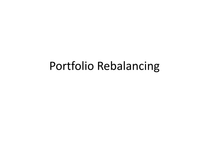 portfolio rebalancing n.w