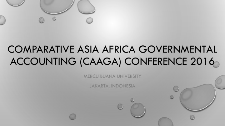 comparative asia africa governmental accounting n.w