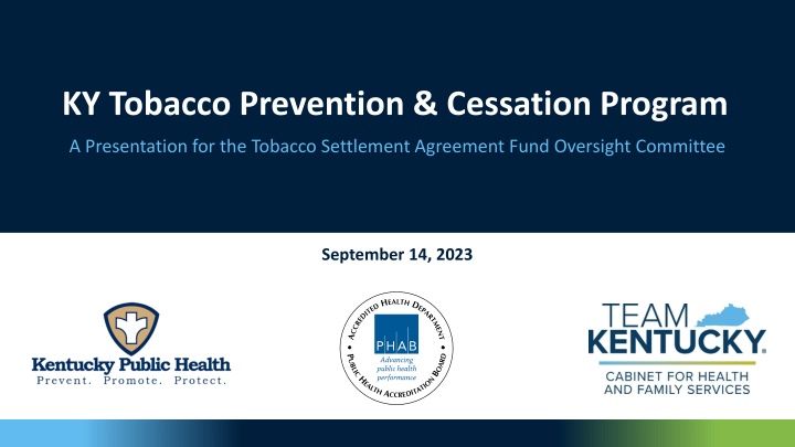 Impact of Tobacco Use in Kentucky: Challenges and Success Stories
