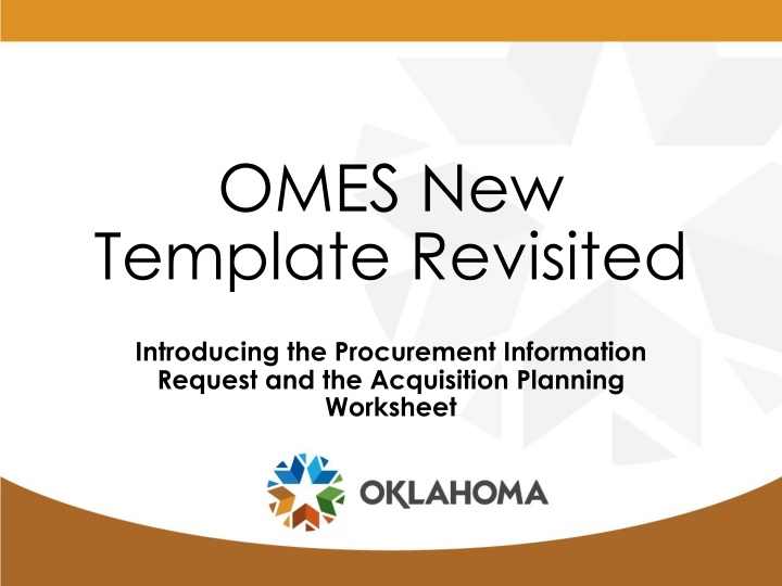 Introducing OMES New Procurement Approach