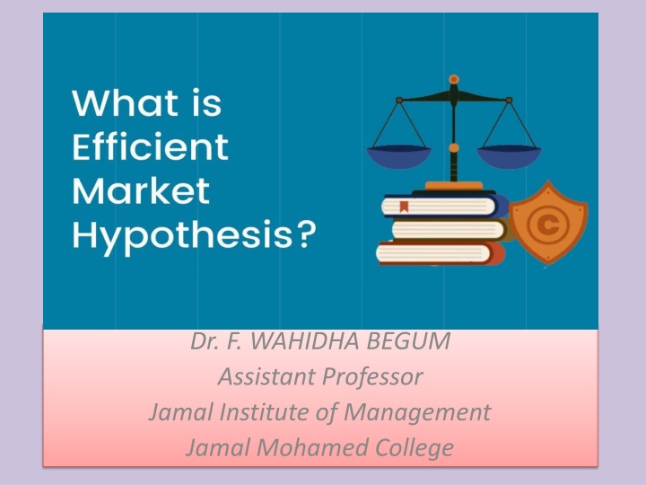 dr f wahidha begum assistant professor jamal n.w