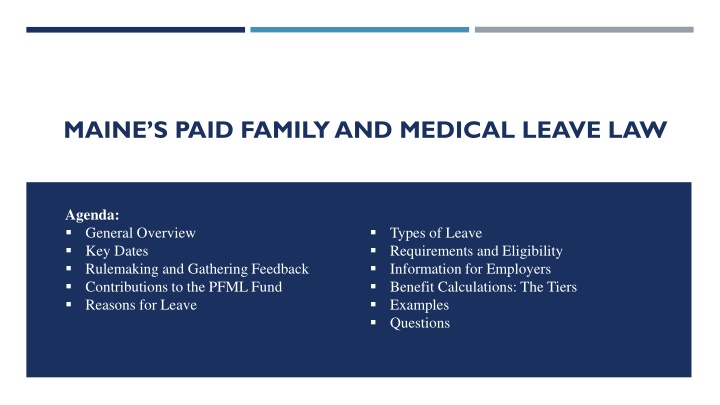 maine s paid family and medical leave law n.w