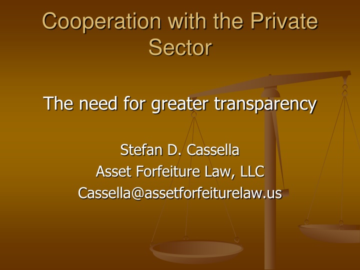 cooperation with the private sector n.w