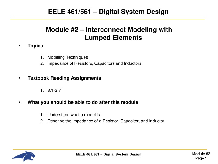 eele 461 561 digital system design n.w