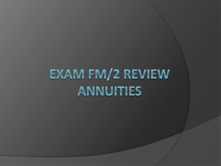 Mastering Annuities: Understanding the Basics and Formulas