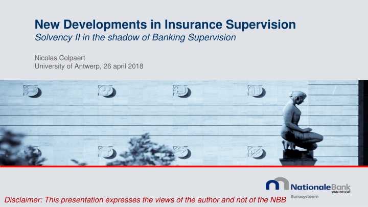 new developments in insurance supervision n.w