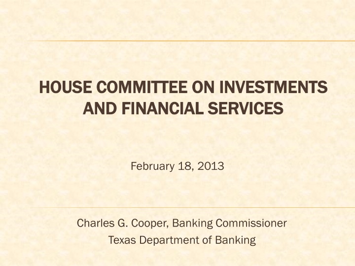 house committee on investments house committee n.w