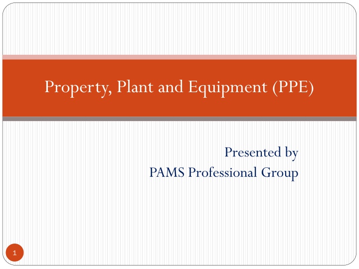 Property, Plant, and Equipment (PPE) for Auditors
