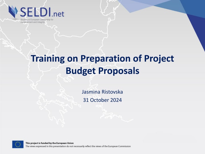 training on preparation of project budget n.w