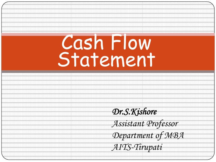 cash flow statement n.w