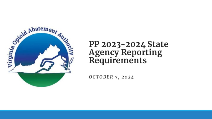 pp 2023 2024 state agency reporting requirements n.w