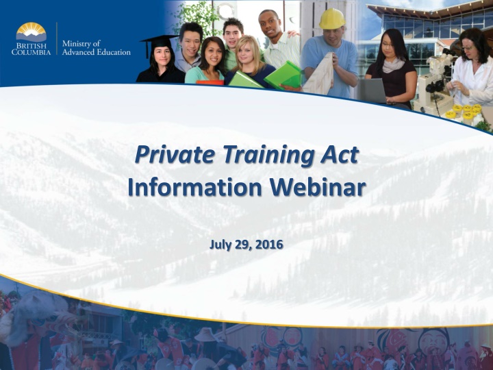 private training act information webinar n.w