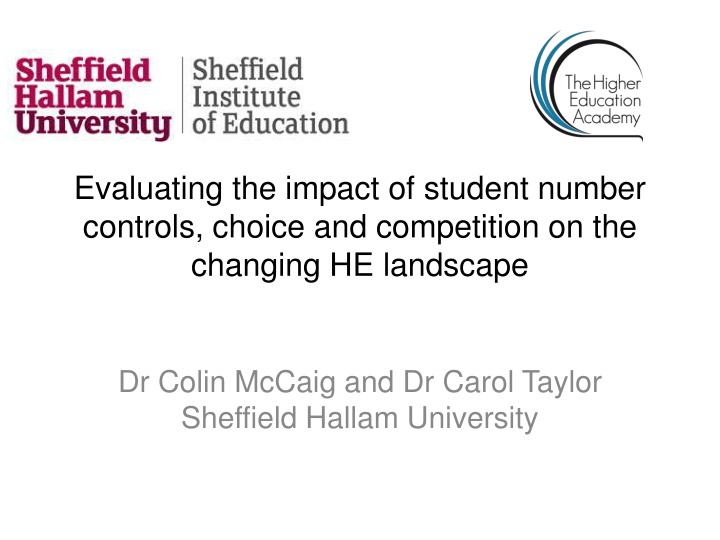 evaluating the impact of student number controls n.w