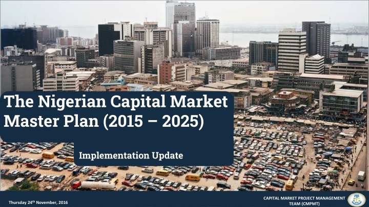 the nigerian capital market master plan 2015 2025 n.w