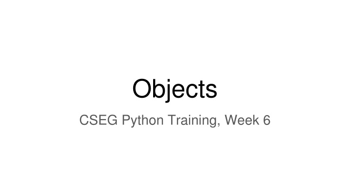 objects n.w