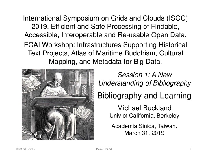 international symposium on grids and clouds isgc n.w