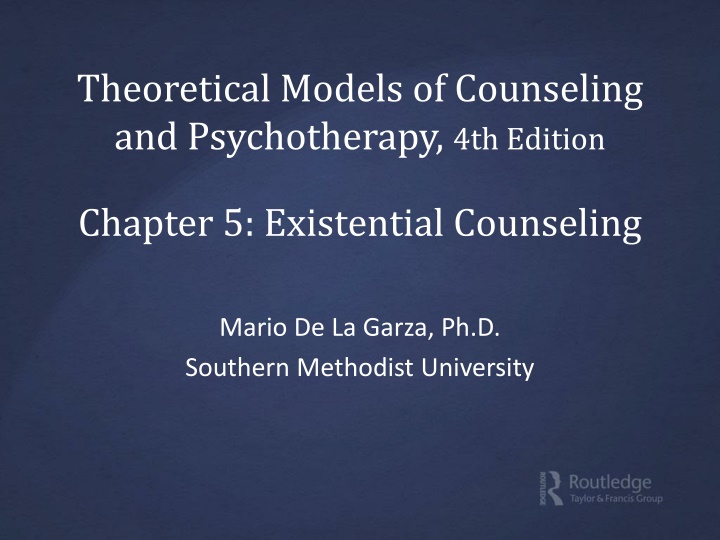theoretical models of counseling n.w