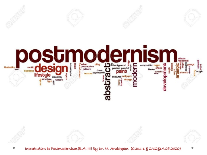 introduction to postmodernism n.w