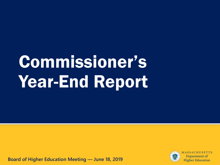 commissioner s year end report n.w