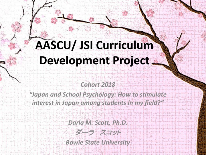 aascu jsi curriculum development project n.w