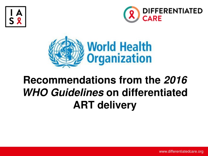 recommendations from the 2016 who guidelines n.w