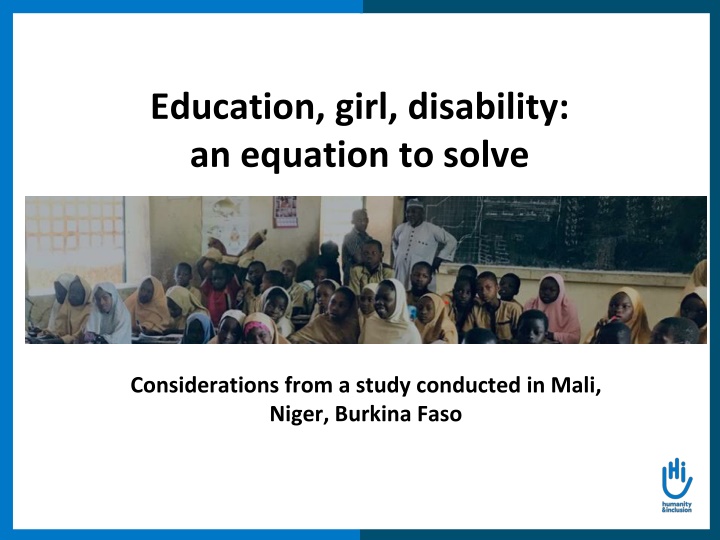 education girl disability an equation to solve n.w
