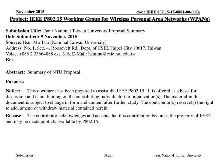 november 2015 project ieee p802 15 working group n.w