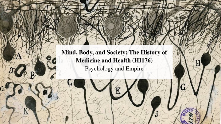 History of Medicine and Health: Racism, Mental Health, and Psychiatry