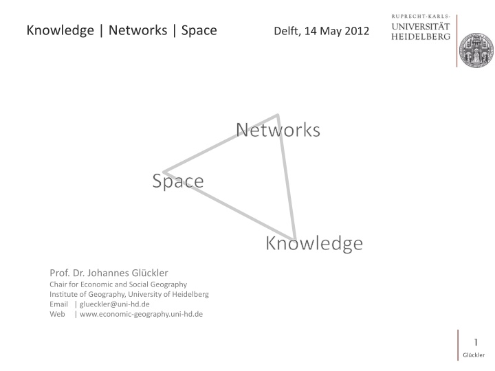 knowledge networks space n.w