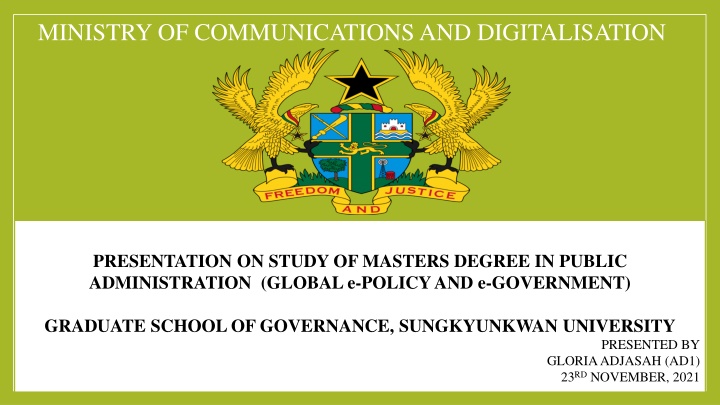 ministry of communications and digitalisation n.w