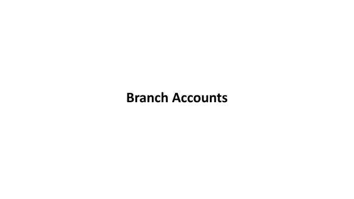 branch accounts n.w