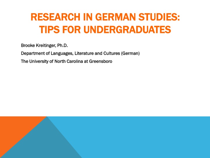research research in german in german studies n.w