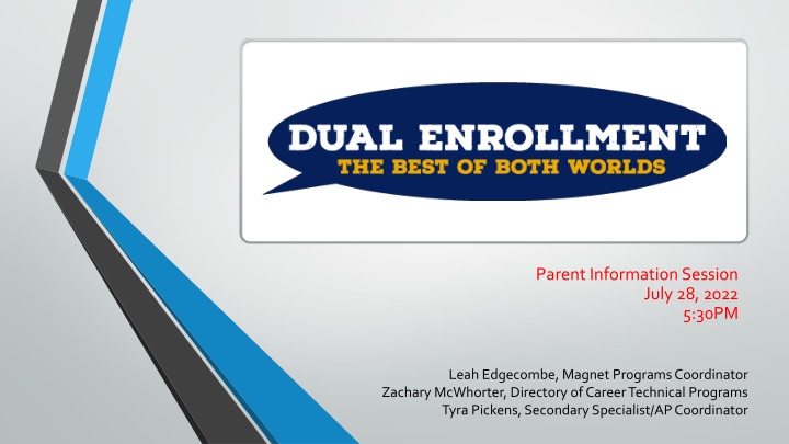 parent information session n.w