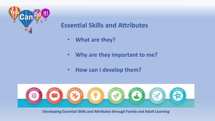 essential skills and attributes n.w